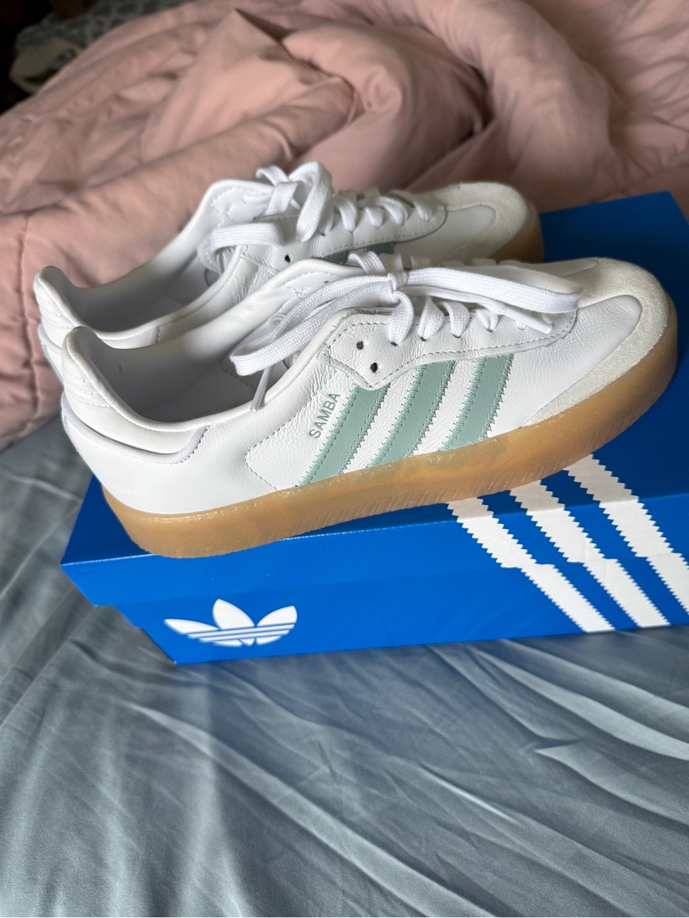 New in Box - Adidas Sambae - Blue - Picture 4 of 9
